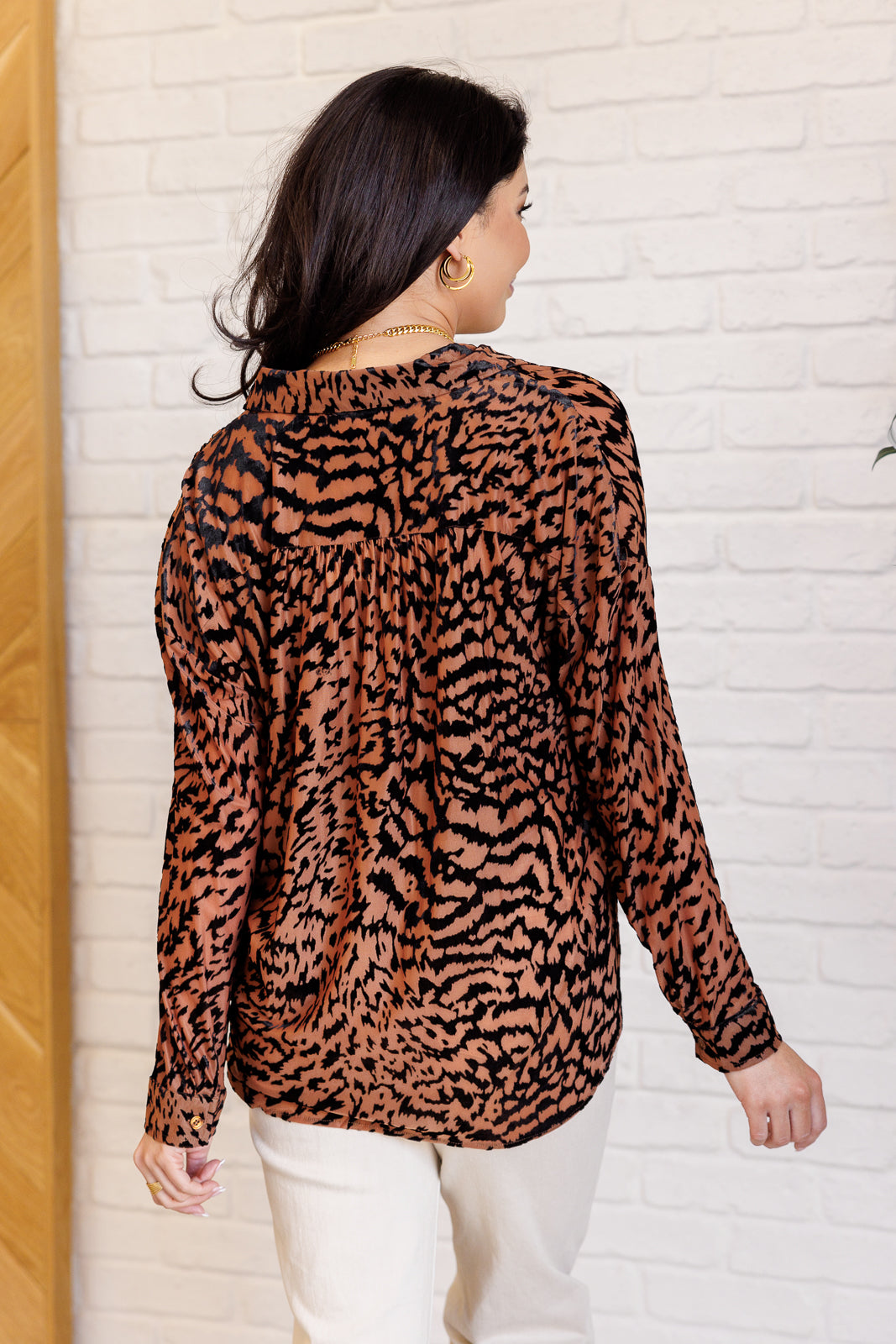 Kamonte Animal Print Blouse