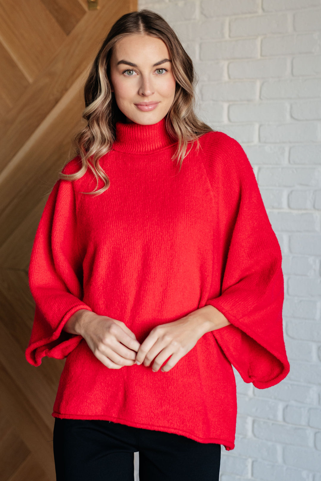 Cherry Turtleneck Sweater (Small to 3XL)