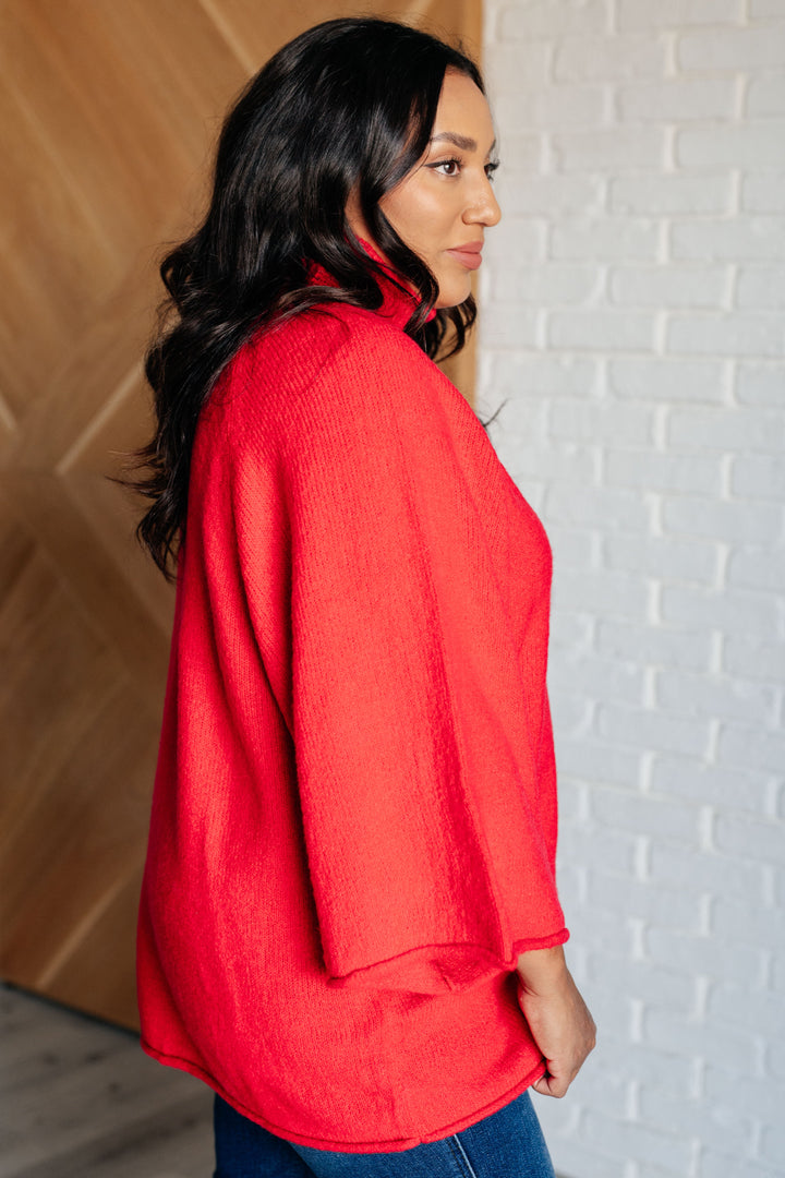 Cherry Turtleneck Sweater (Small to 3XL)