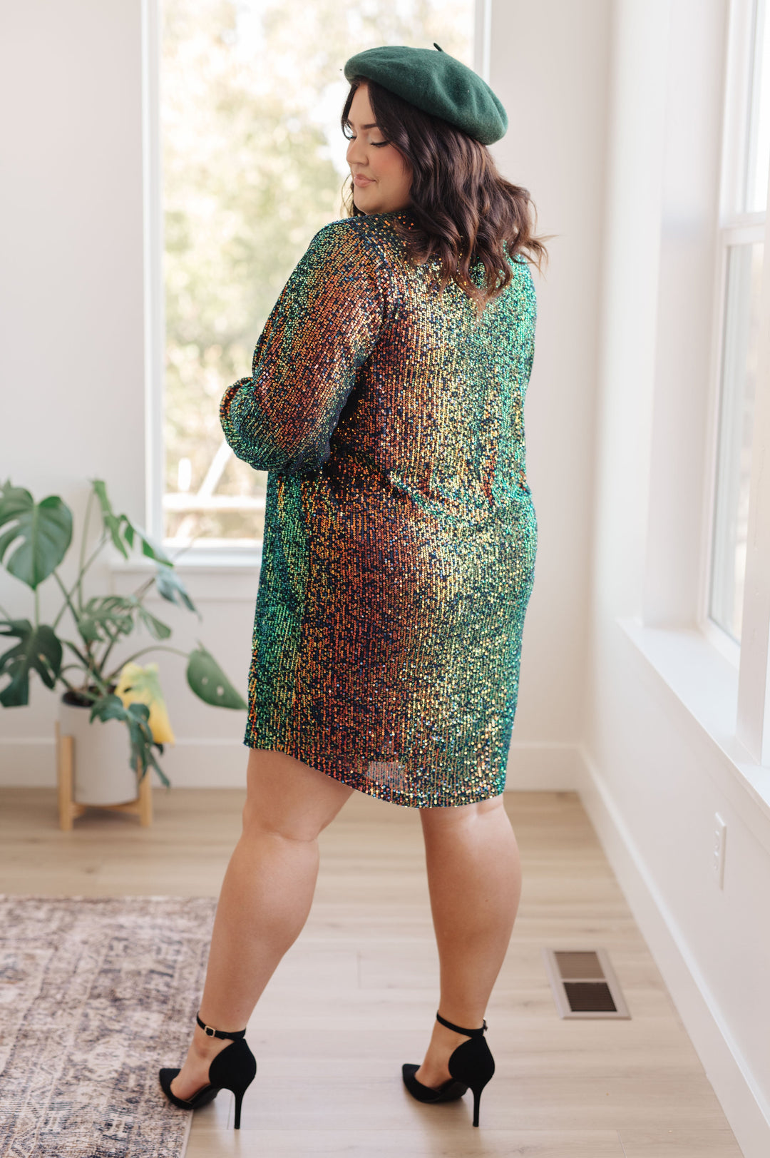 Suparstar Sequin Shirt Dress