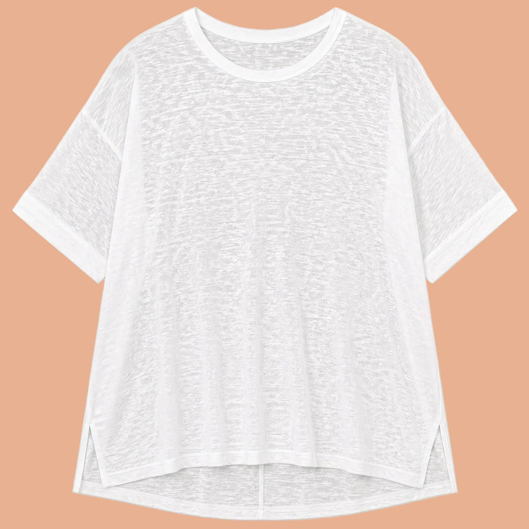 White Batwing Oversized Tunic