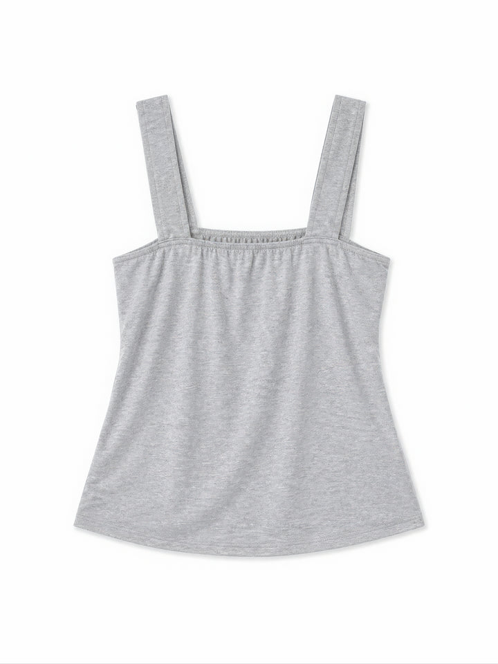 Ribbed Sweetheart Neckline Tank