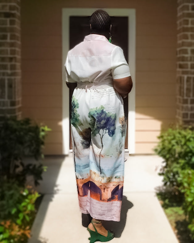 Artful Allure Jumpsuit (Plus Size)